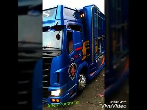 Cold diesel  mitsubishi Canter di modifikasi  jadi scania 