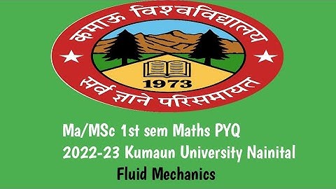 🧮 MSc Maths 1st Sem PYQ  | Important Questions for Exam Preparation||Kumaun University ||