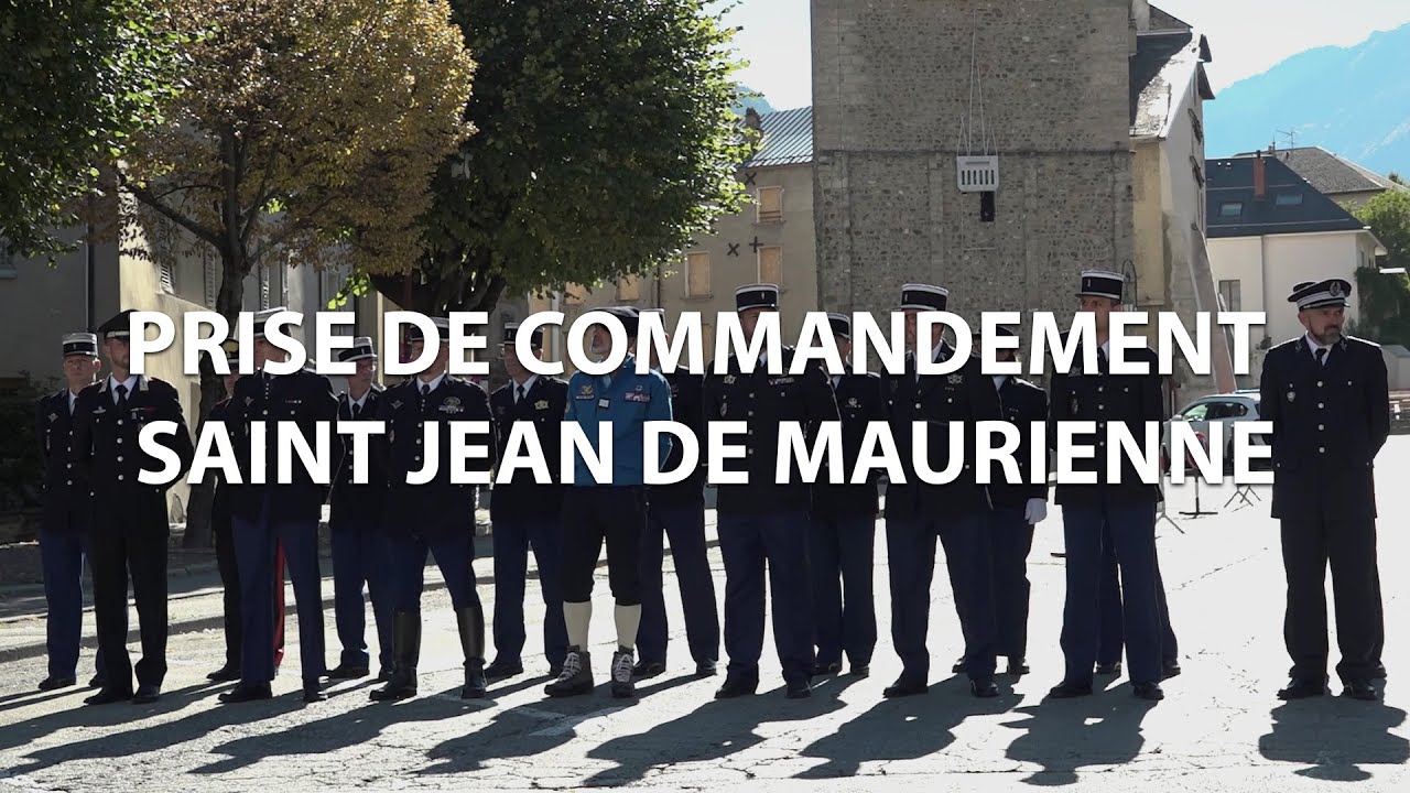 Prise de commandement gendarmerie - Saint Jean de Maurienne