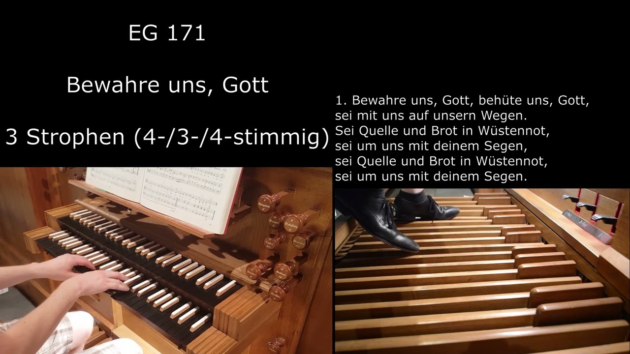 EG 171 Bewahre uns, Gott mit Liedtext) YouTube EG 171 Bewahre uns, Gott mit Liedtext) YouTube