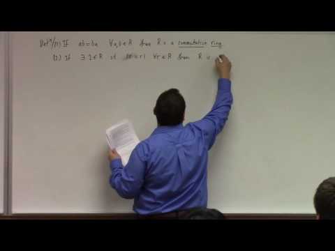 Abstract Algeba: L23,