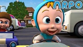 Baby Racer | ARPO | Kids Show | Fun Time | Weird Cartoons for Kids 🤪