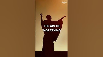 Taoist philosophy of Wu Wei explained #taoism #peace #spirituality #mindfulness #mindset #shorts