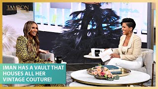 Say What?! Iman Has a Vault That Houses All Her Vintage Couture!
