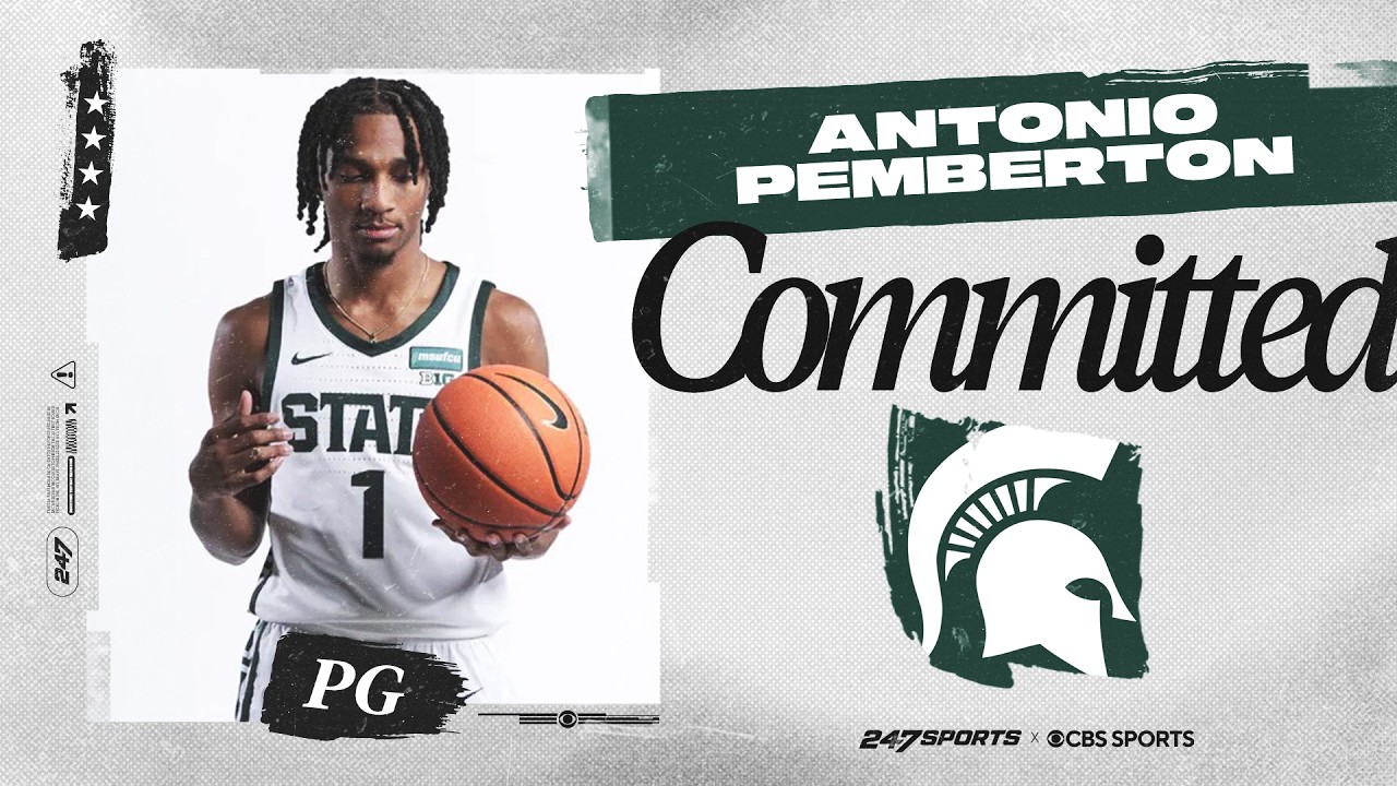 LIVE: 4-star PG Antonio Pemberton Commits to Michigan State | No. 20 Overall