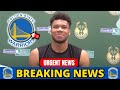 Bomb urgent giannis antetokounmpo announced on warriors steve kerr confirmed warriors news