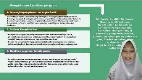 algoritma dan pemrograman (kualitas progam) | kelompok 3 | Xll MIPA | MA Mazra