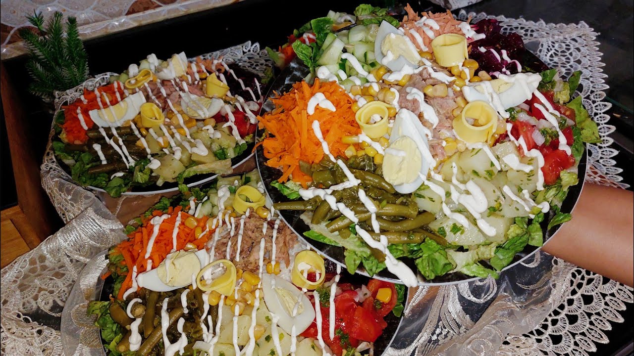 سلطة المطاعم ✅ شلاضة خفيفة منعشة متكاملة سر بنة الخضرة و مايونييز الحليب بدون بيض😉