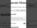 Create a full menu in 10 seconds #foodbusiness #menu #onlinetools  #techtools #2026 #freetool