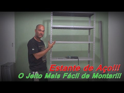 Como Montar Estante de Aço - Como Montar Estante de Ferro - FVM