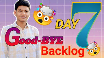 *BEATING BACKLOGS* #DAY7 || How to Clear BACKLOG📚 #neet2026 Arjuna neet#studyvlog