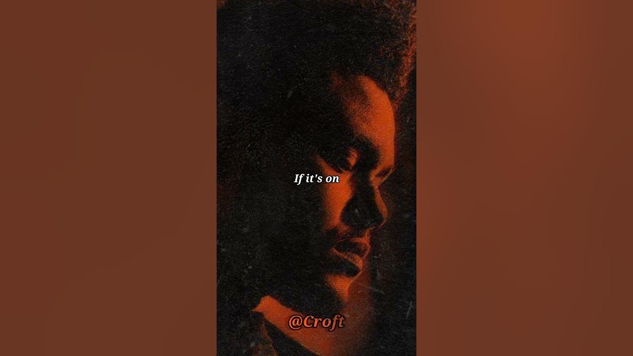 Try me the weeknd lyrics youtube