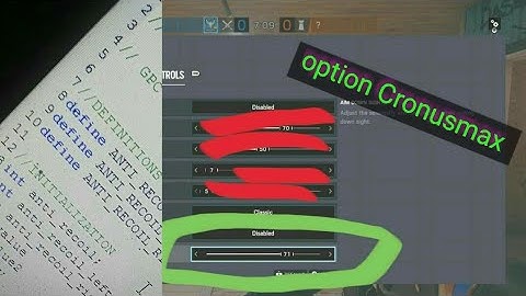 joystick Rainbow six siege || Settings script controller Cronusmax no rcoil || valuable like
