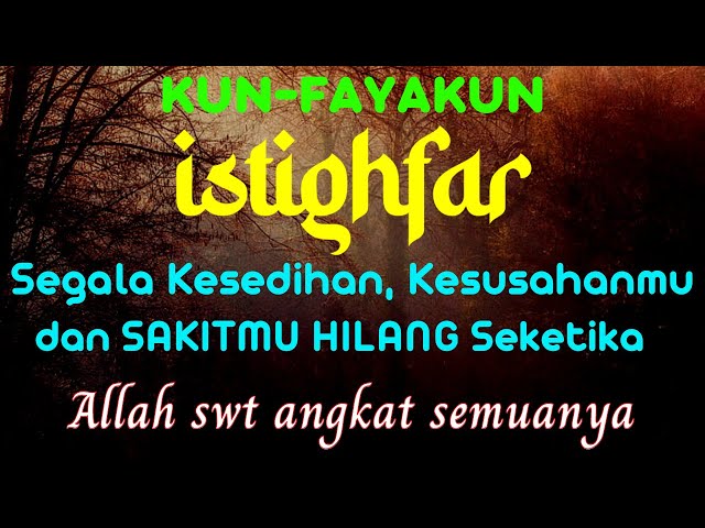 HILANG SEMUA KESEDIHAN & KESUSAHANMU❗️Istighfar | Astaghfirullah Robbal Baroya | Taubat Nasuha class=