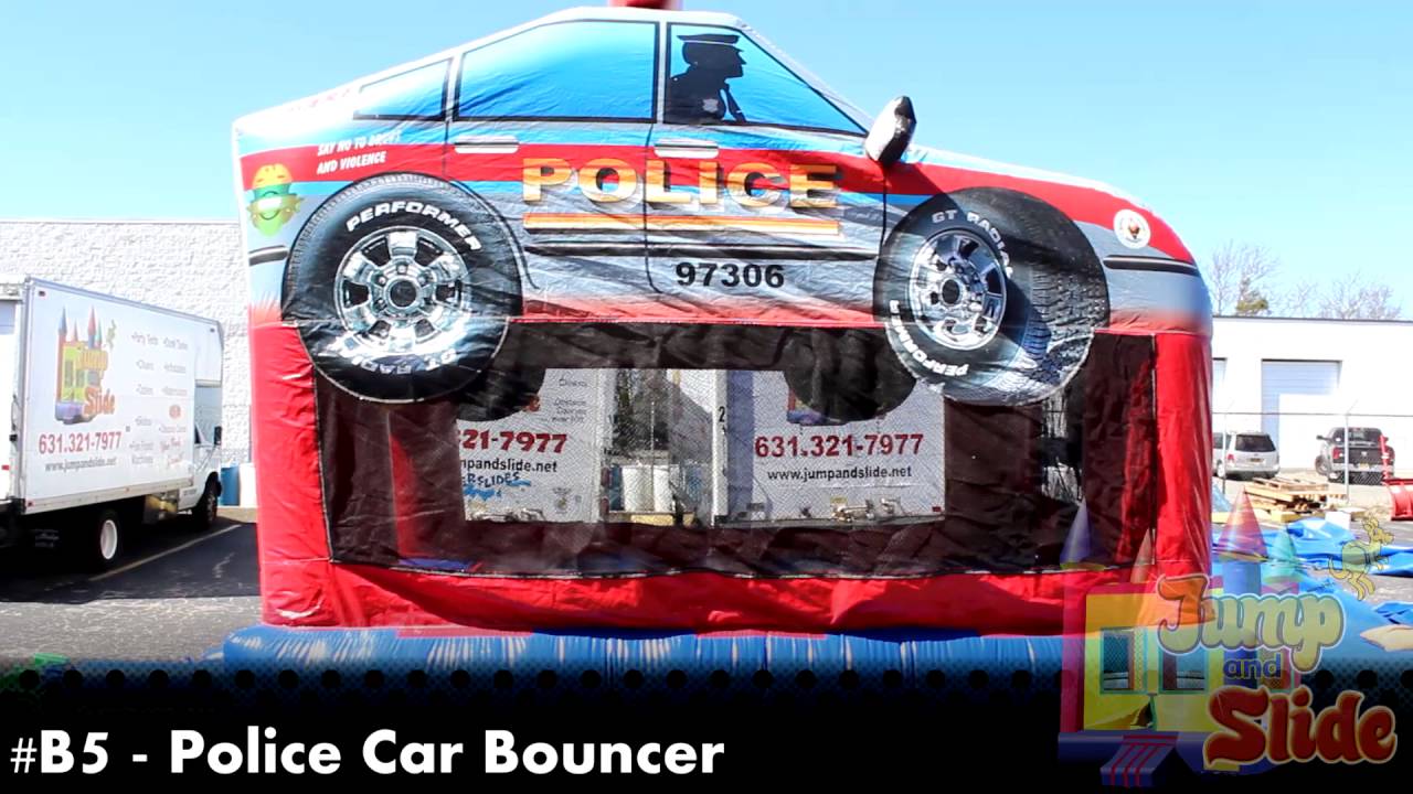 Police Car Bouncer - Jump and Slide Entertainment - Long Island