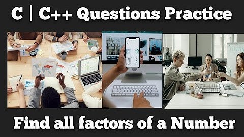 #70 C++ Programming Questions Practice | Find all Factors of a Number