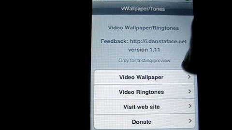 How To Get An Animated Wallpaper For Ipod Touch & Iphone
