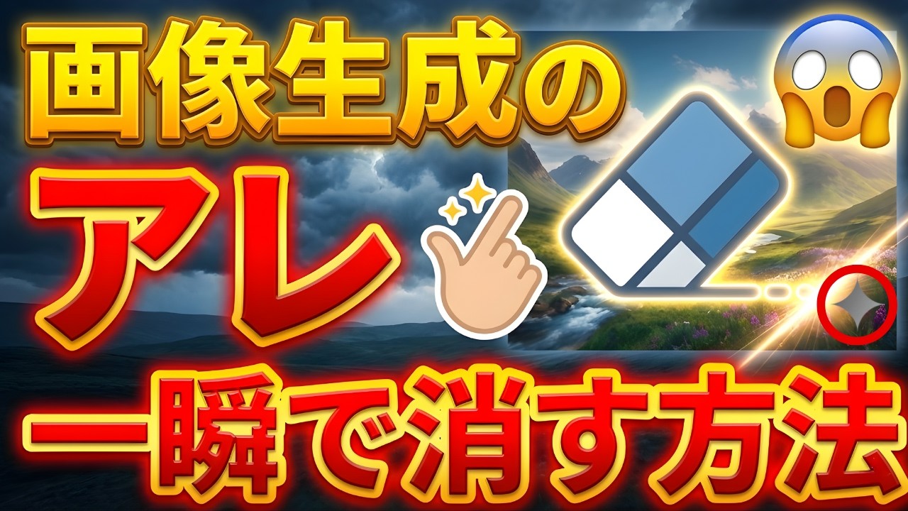 【超便利】ウォーターマーク削除はNG⁉AI画像で邪魔な「アレ」を一瞬で消す方法8選