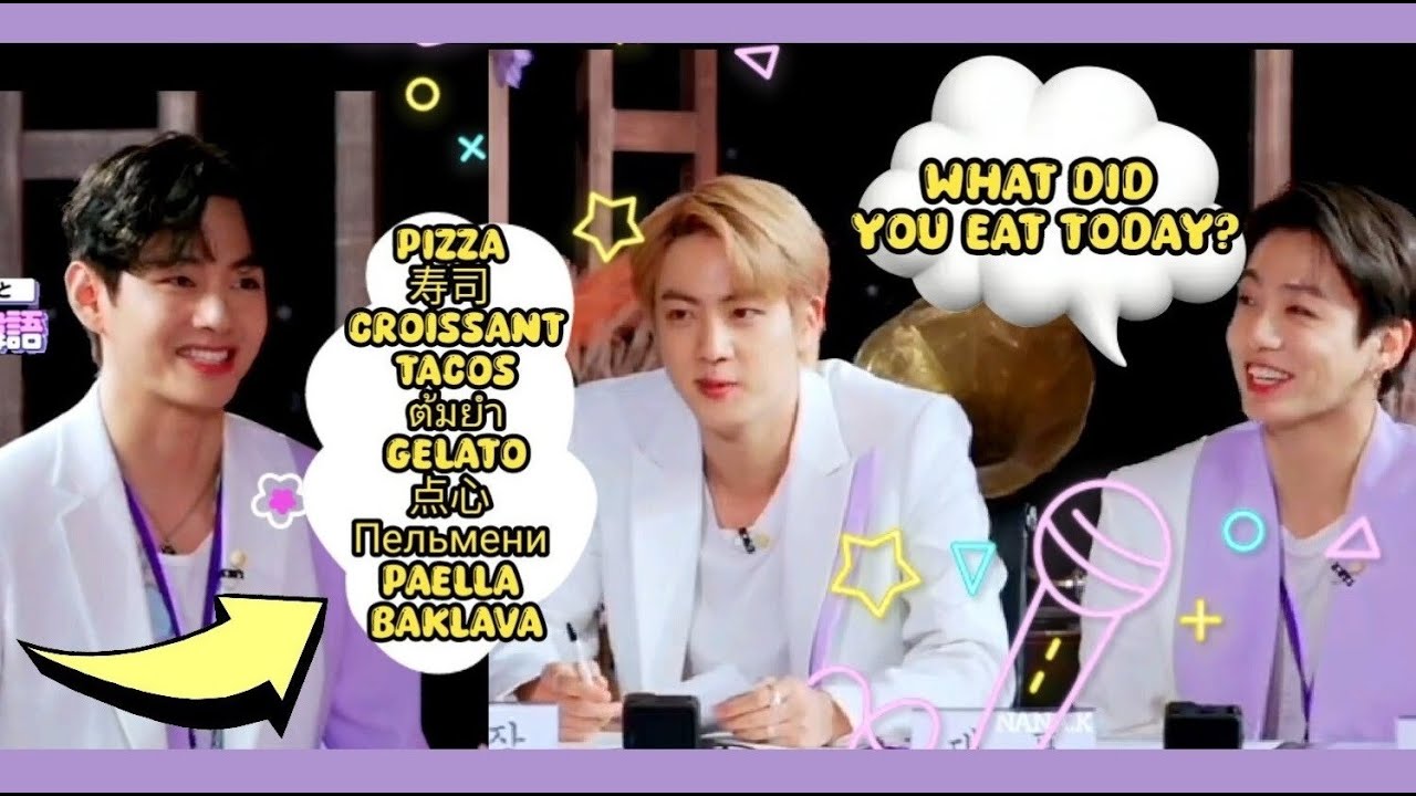 Самое милое, что вы сегодня увидите, — это то, как Тэхён говорит на разных языках