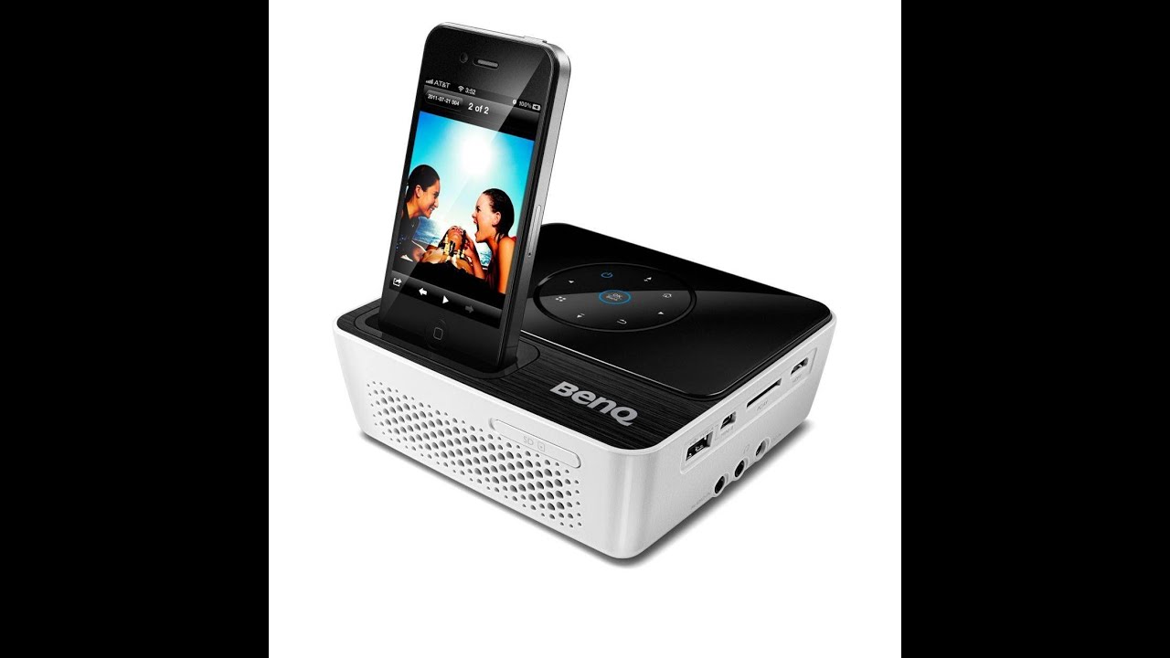 Portable Projector For iPhone Video Review YouTube