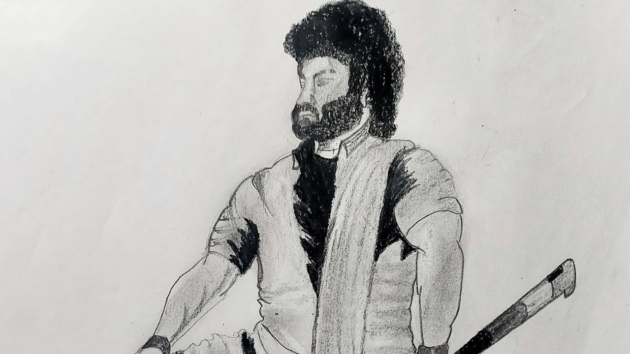 How To Draw Jr NTR Easy  | Devara |