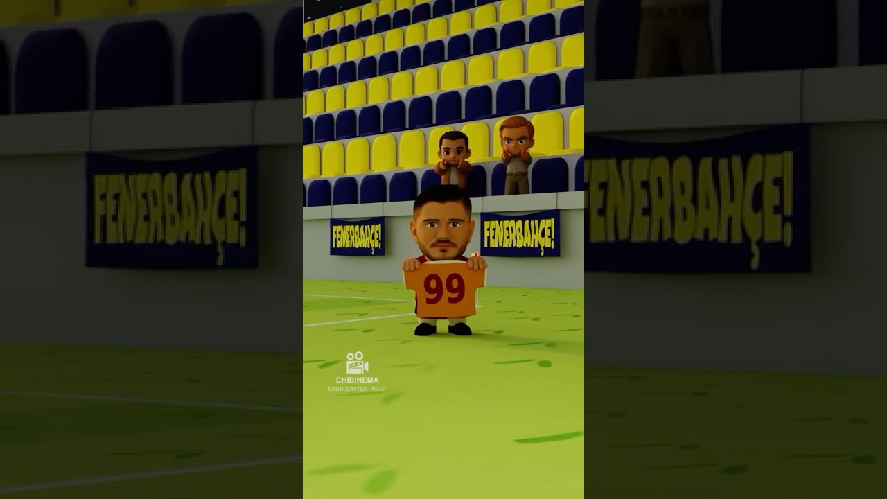 Mauro Icardi Galatasaray Transfer - Goal Celebration - in Chibi Style - Handcrafted - No AI