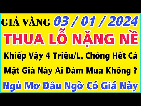 Giá vàng hôm nay 9999 ngày 3/1/2024 