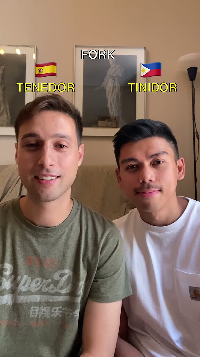 Filipino 🇵🇭 vs Spanish 🇪🇸 ✨words✨ Part 4 #language #gaycouple #filipino #spanish #philippines