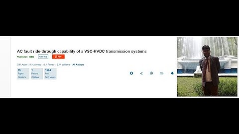 AC fault ride-through capability of a VSC-HVDC transmission systems