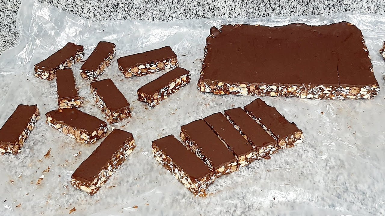 فطار المدارس🍪٤٠ قطعه من الحلوي الصحيه😋#بروتين_بار محسوبه #السعرات