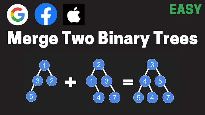 Facebook Coding Interview Question - Merge Two Binary Trees