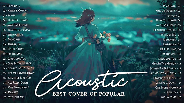 Best English Acoustic Love Songs 2022 - Greatest H...
