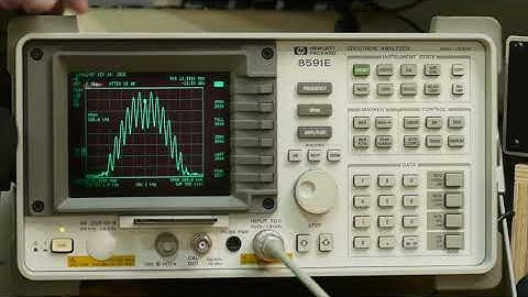 #569b HP 8591E Spectrum Analyzer