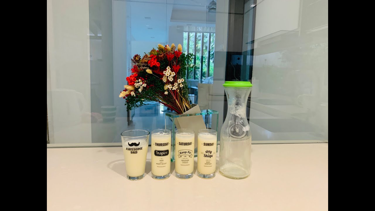 Homemade Soy Milk Using Joyoung 1300ml Soybean Machine