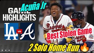 ALT Braves vs LA Dodgers Highlights | May, 04, 2024 | Acuna JR [2 Solo Home Run] Best Stolen Game