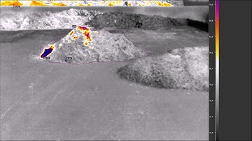 Fire Captured with Workswell SAFETIS - Early Fire Detection System.