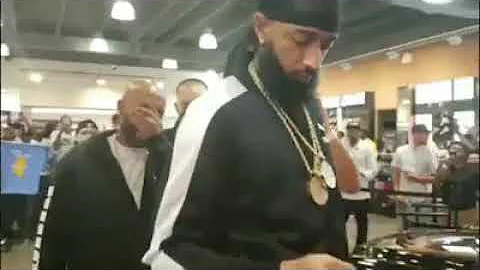 Nipsey Hussle Victory Lap Puma In-Store Atlanta with Greg Street