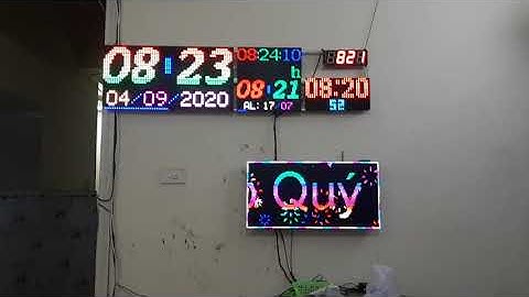 Đồng Hồ Led P5 P10 Các Loại Màn Hình Led