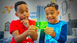 Boys Buy ROBLOX GAMES WITH MOM CREDIT CARD, They Learn Their Lesson | The Prince Family Clubhouse screenshot 4