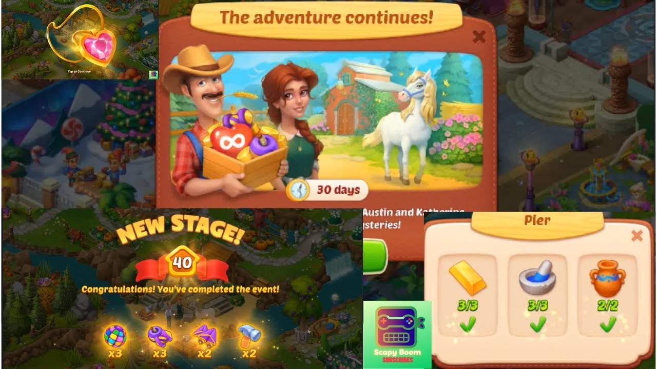 Homescapes Ranch Adventure New Game Mode Part 3 | Stage 31 To 40 - YouTube
