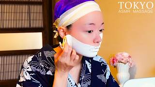 ASMR | The Process of Geisha Style White Makeup