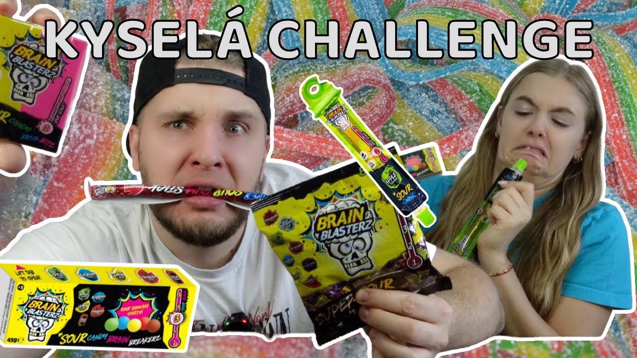Challenge s kyselými sladkostmi STUPEŇ 1-5!