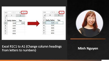 Excel R1C1 to A1 (Change column headings from alphabets to numbers)