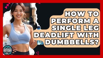 How To Perform A Single Leg Deadlift With Dumbbells? - Running Beyond Limits