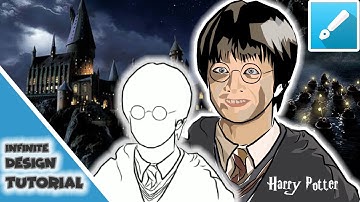 INFINITE DESIGN TUTORIAL - VEKTOR - HARRY POTTER - [PART 1]