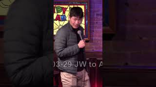 Comedian rips pants onstage #standupcomedy