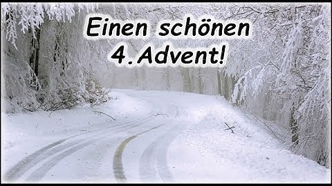 Einen schönen 4. Advent! (Grüße & Wünsche)