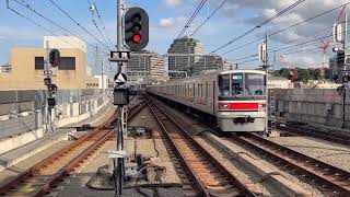 【相鉄車代走】東急3000系3104F(34G運用代走) 通過・発車シーン