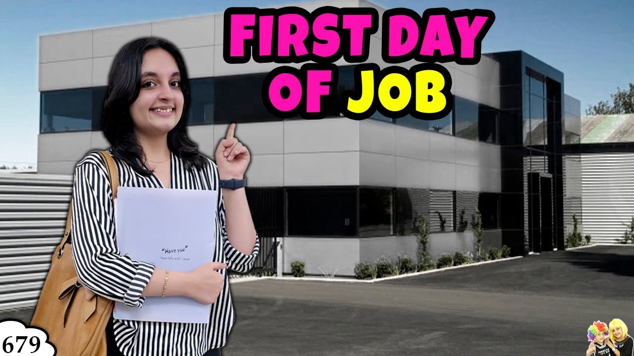 FIRST DAY OF JOB | Aayu and Pihu Show