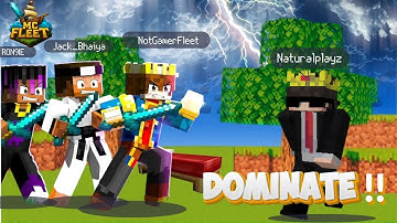DOMINATING BEDWARS IN McFLEET Indian Server | @GamerFleet server